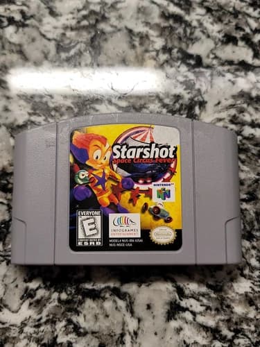 Starshot Space Circus Fever Nintendo 64 N64 VIDEO GAME CARTRIDGE ONLY INFOGRAMES