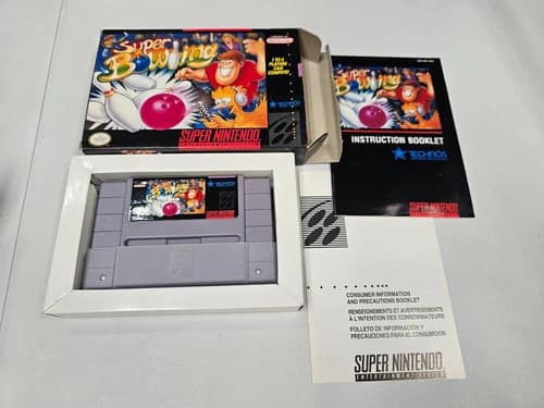Super Bowling Super Nintendo Complete (CIB) SNES