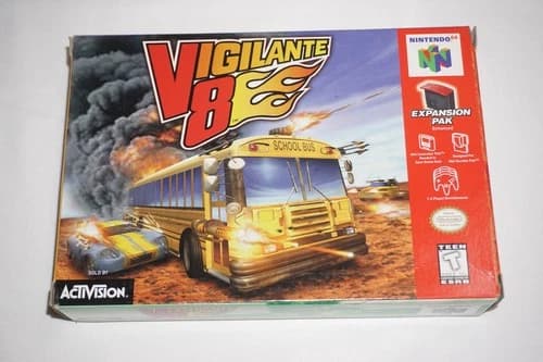 Vigilante 8 (Nintendo 64 N64) Complete in Box CIB