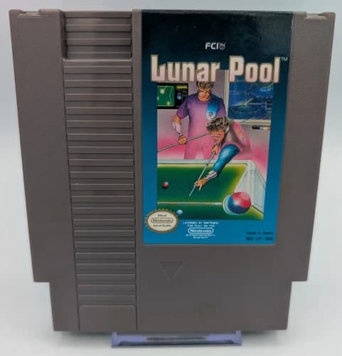 Lunar Pool (Nintendo Entertainment System, NES, 1987) - Authentic - Tested