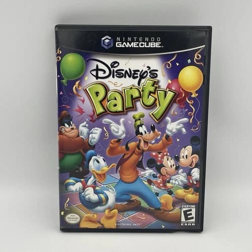 Disney's Party (Nintendo GameCube, 2003) Complete CIB W/ Manual Tested & Works