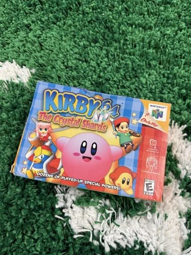 Kirby 64: The Crystal Shards (Nintendo 64, 2000) Box Manual Complete CIB N64