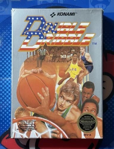 Double Dribble (Nintendo NES, 1987) Complete CIB Tested