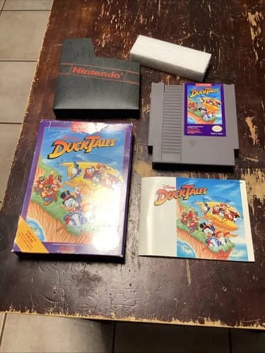 Duck Tales Nintendo NES Game Complete In Box (1989 Disney)