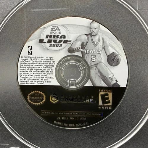 NBA Live 2003 (Nintendo GameCube) *GAME DISC ONLY - TESTED*