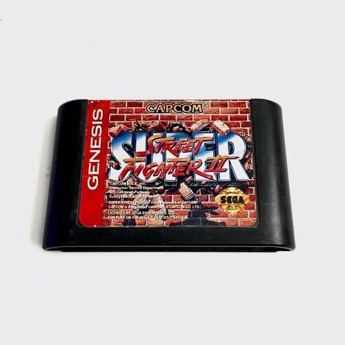 Super Street Fighter II 2 Sega Genesis 1994 Cartridge Game Only