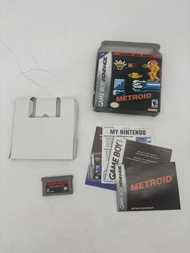 Metroid Classic NES Series (Nintendo Game Boy Advance, 2004) CIB