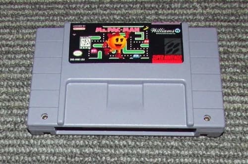Ms. Pac-Man for Super Nintendo SNES Authentic Fast Free Shipping