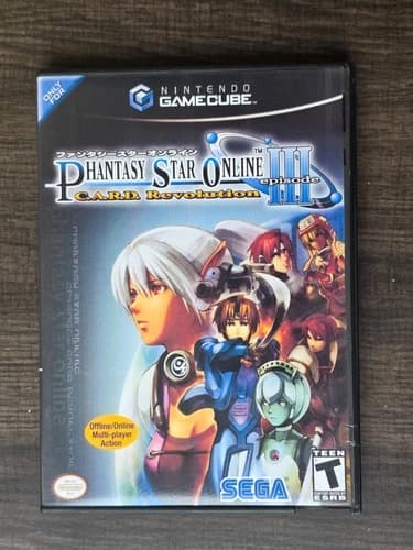 Phantasy Star Online III- C.A.R.D Revolution (Gamecube 2004) "READ DESCRIPTIONS"