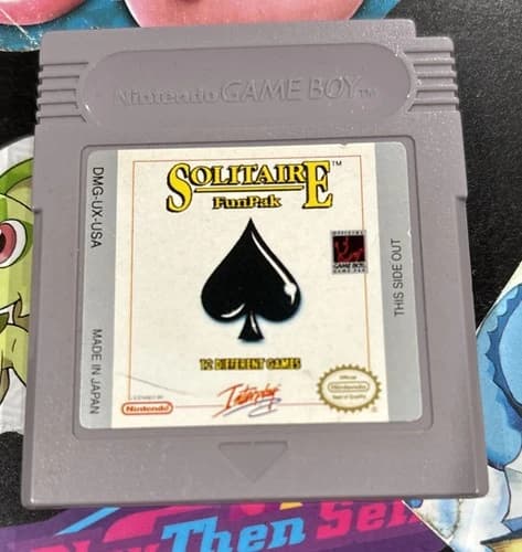 Solitaire FunPak (Nintendo Game Boy) Cartridge Only! Authentic