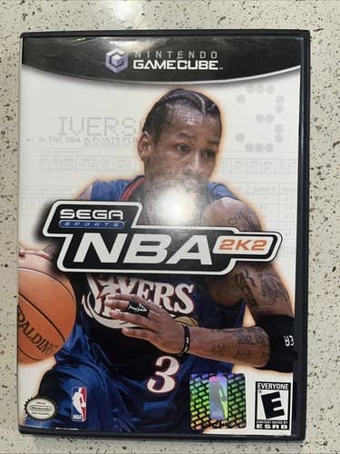 Sega Sports NBA 2K2 (Nintendo GameCube, 2002) CIB Complete w/ Manual