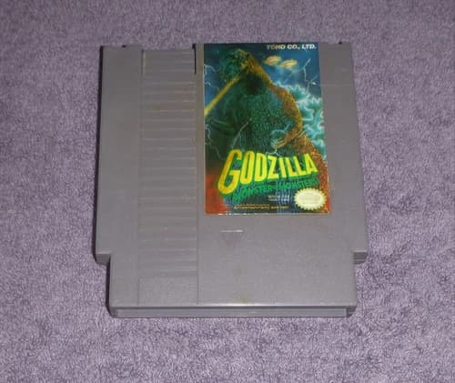 Godzilla Monster of Monsters (Nintendo Entertainment System, 1989 NES)-Cart Only
