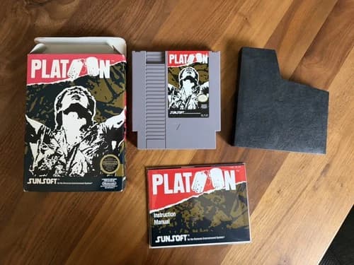 Platoon Nintendo NES CIB Complete In Box