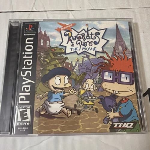 Rugrats in Paris the Movie - PlayStation 1 PS1 - Black Label - Complete Testing