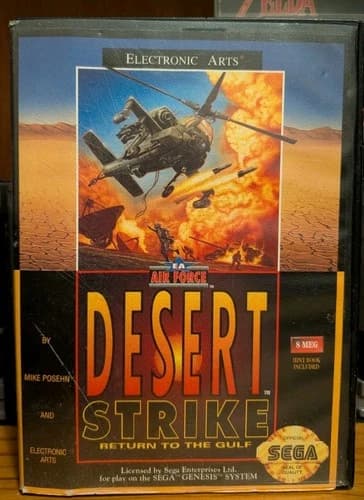 Desert Strike Return to the Gulf SEGA Genesis CIB AUTHENTIC/TESTED NICE!!! 🔥🔥