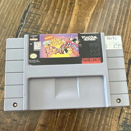 Viacom New Media Aaahh!!! Real Monsters SNES NTSC-U/C (US/Canada) Cartridge