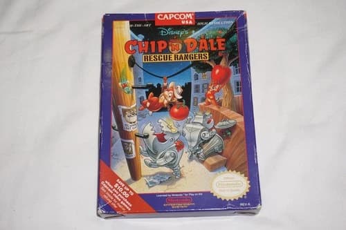 Chip 'N Dale Rescue Rangers 1 (Nintendo NES) Complete in Box CIB