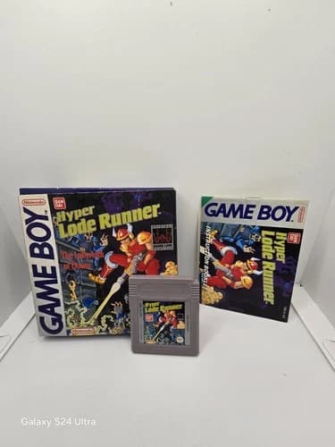 Hyper Lode Runner: The Labyrinth of Doom – Nintendo Game Boy – Complete (Boxed)