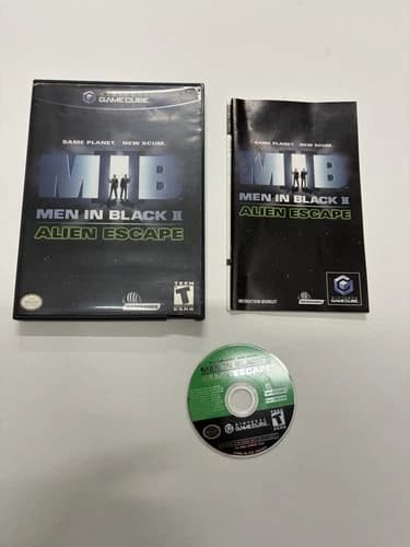 Men in Black II Alien Escape Nintendo GameCube Complete CIB