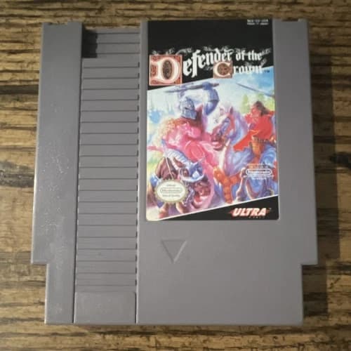 Ultra Defender of the Crown Nintendo NES Game Cartridge NTSC-U/C US/Canada