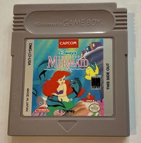 Disney’s The Little Mermaid Nintendo Game Boy Cartridge, Tested and Works!