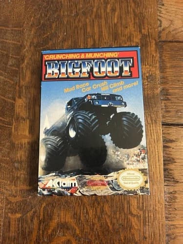 Bigfoot Nintendo NES Complete With Box, Manual And Inserts.