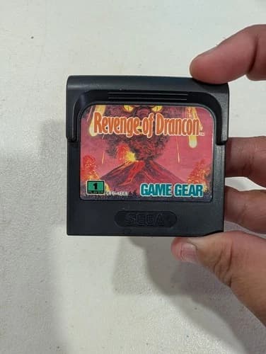 Revenge of Drancon (Sega GameGear, 1990) Cart Only Tested! Game Gear