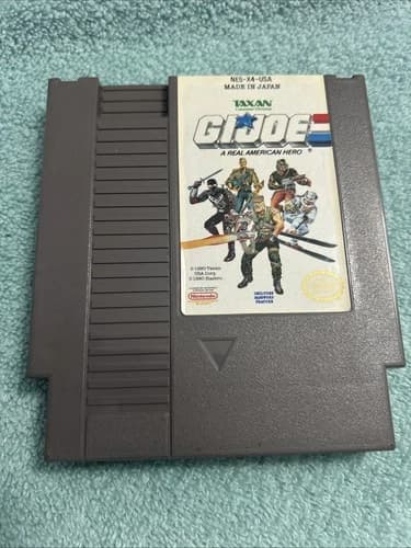 G. I. Joe: Real American Hero for NES .Authentic. Clean/Test Nintendo #4