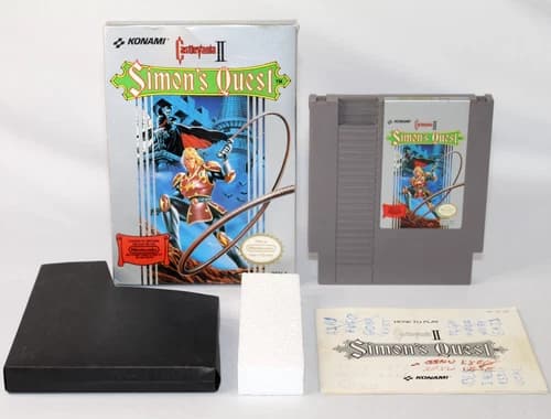 Castlevania II: Simon's Quest NES Nintendo Complete CIB! Authentic! Rare!