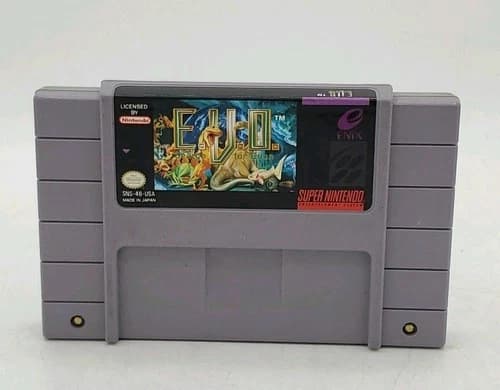 E.V.O. Search for Eden SNES Super Nintendo Authentic Clean