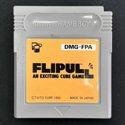 Flipull An Exciting Cube Game Game Boy DMG-FPA Video Game Puzzle