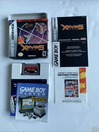 Xevious Classic NES Series (Nintendo Game Boy Advance, 2004) CIB!
