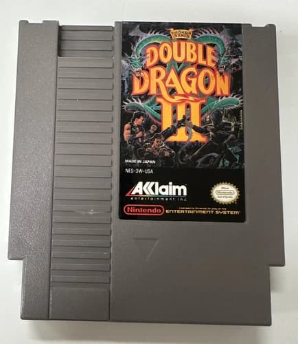 Double Dragon III: The Sacred Stones (Nintendo NES, 1991) TESTED & WORKS