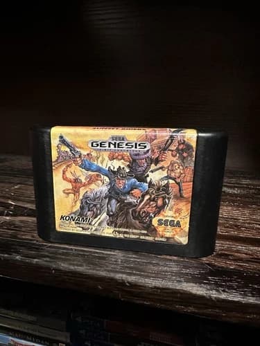 Sega Genesis Sunset Riders Konami Cartridge Only Authentic Tested Working