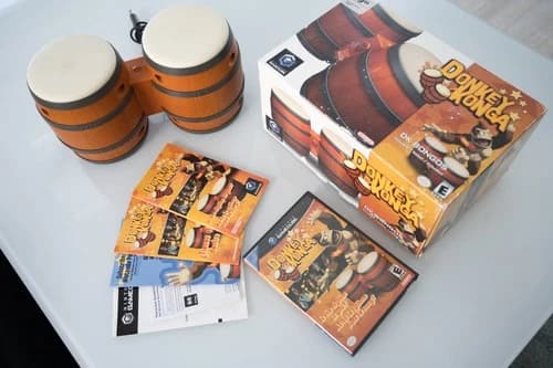 DONKEY KONGA (2004) - Nintendo Gamecube, Complete in box