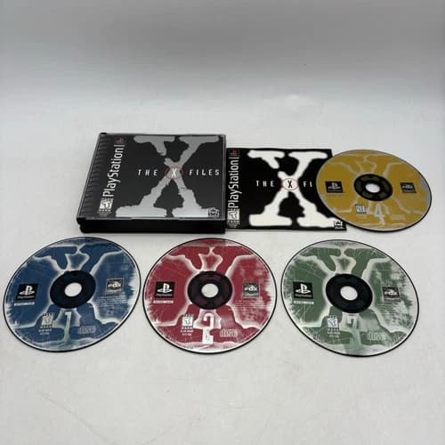 The X-Files PS1 PlayStation 1 Black Label Complete w/ Manual CIB Tested