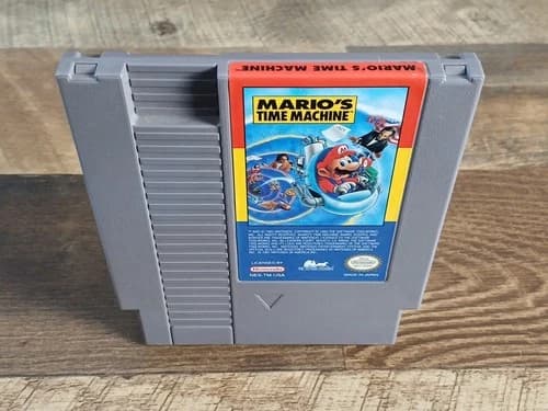 Mario's Time Machine (Nintendo NES) Authentic - Game Only - Tested