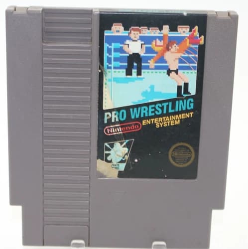 Pro Wrestling -- NES Nintendo Original Authentic Game TESTED