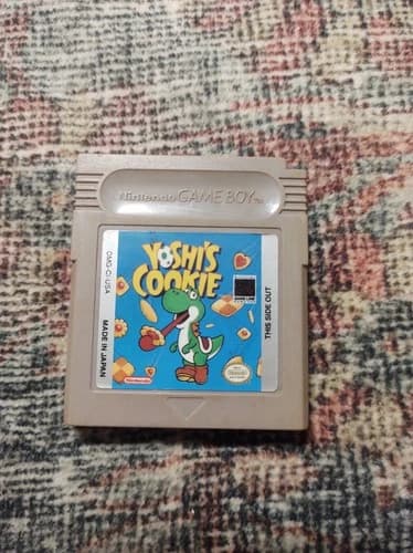 Yoshi's Cookie Nintendo Game Boy 1993 Cleaned and Tested