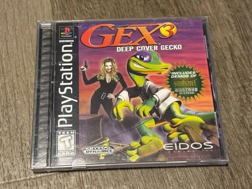 Gex 3 Deep Cover Gecko Playstation 1 PS1 Complete CIB w/Reg Card Authentic