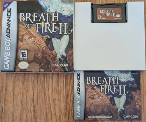 GAMEBOY ADVANCE Nintendo BREATH OF FIRE II 2 Complete