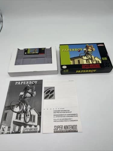 Paperboy 2 (Super Nintendo Entertainment System, 1991) CIB - Tested