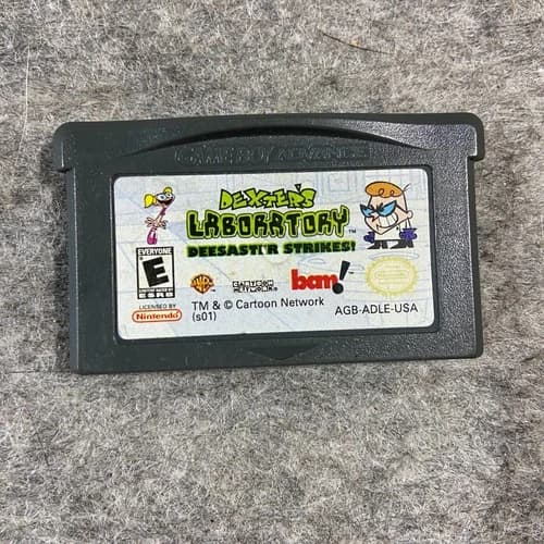 DEXTER'S LABORATORY: DEESASTER STRIKES NINTENDO GAMEBOY ADVANCE SP GBA GAME