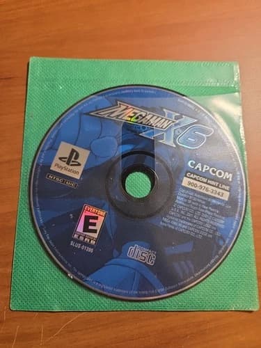 Mega Man X6 (Sony PlayStation 1, 2001) *DISC ONLY*