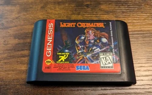 Light Crusader Sega Genesis - 1995 Cartridge Only - Tested - Authentic