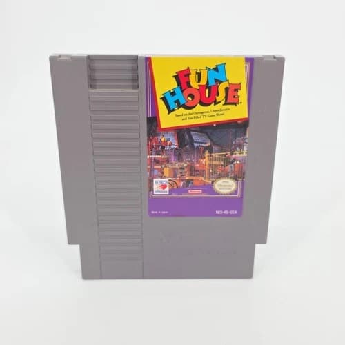 Fun House (NES, 1991) Authentic Cartridge Tested Nintendo Ex Blockbuster