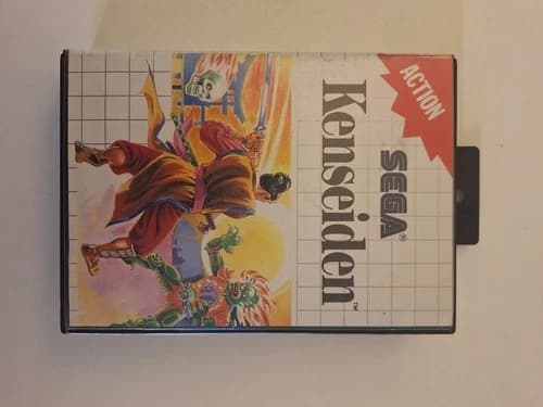 Kenseiden for Sega Master System 1988 Complete CIB Case Manual