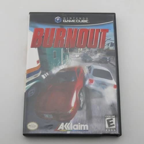 Burnout Nintendo GameCube Video Game Arcade Racing Multiplayer