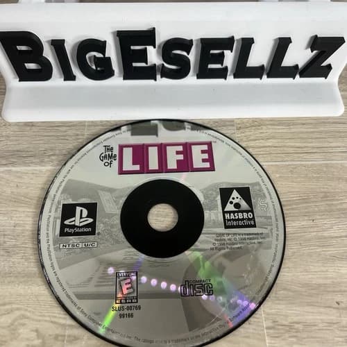 The Game of Life PS1 Sony PlayStation Tested Disc Board Game