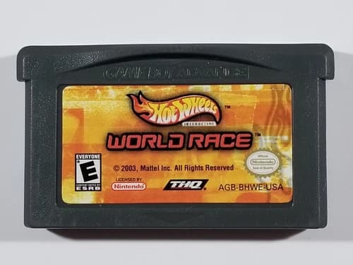 ¤ Hot Wheels World Race ¤ (Game Cart) Nintendo Gameboy Advance Gba Authentic